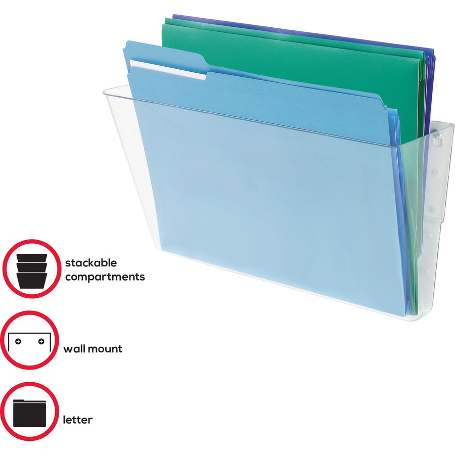 Deflecto EZ Link Stackable DocuPocket - 73201