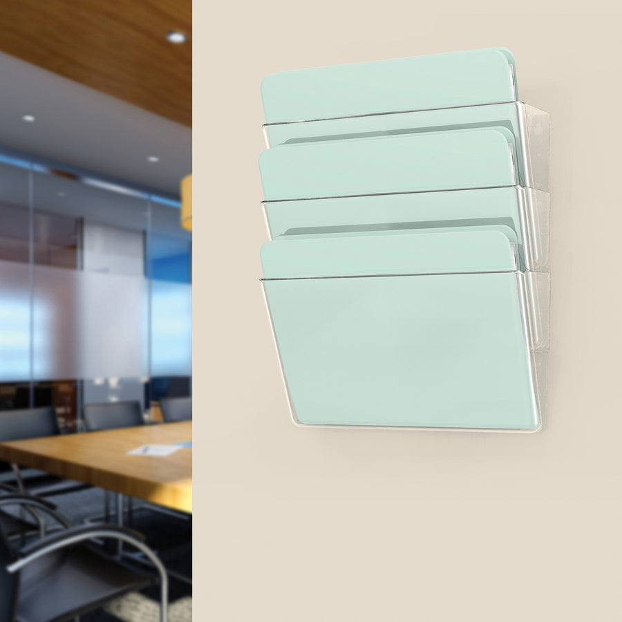 Deflecto Stackable DocuPocket for Partition Walls - 73601RT