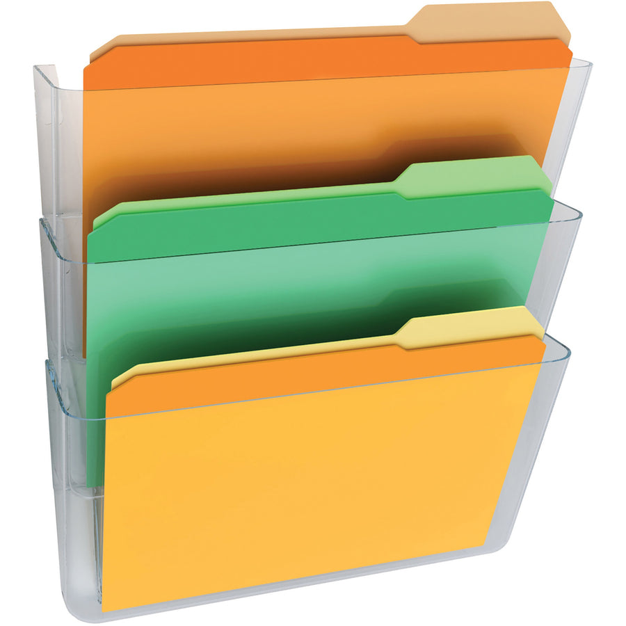 Deflecto Stackable DocuPocket for Partition Walls - 73601RT