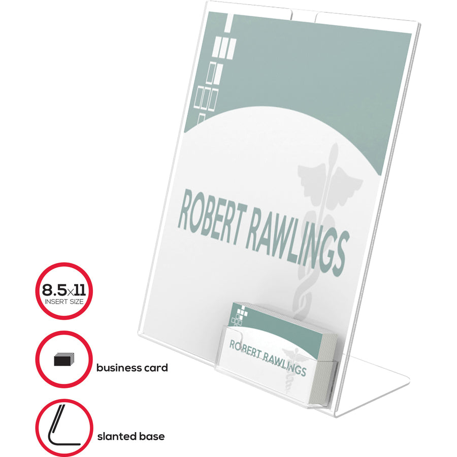 Deflecto Superior Image Slanted Sign Holders - 590601