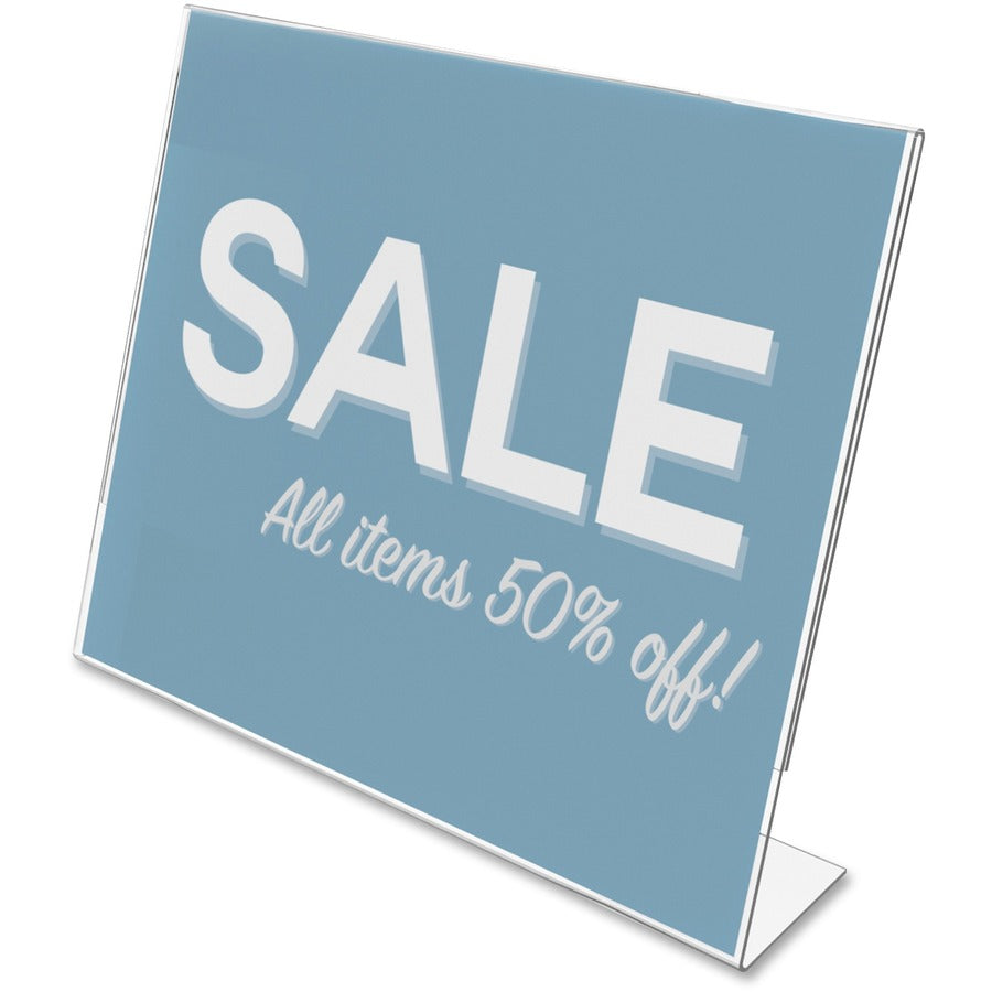Deflecto Classic Image Slanted Sign Holder - 66701