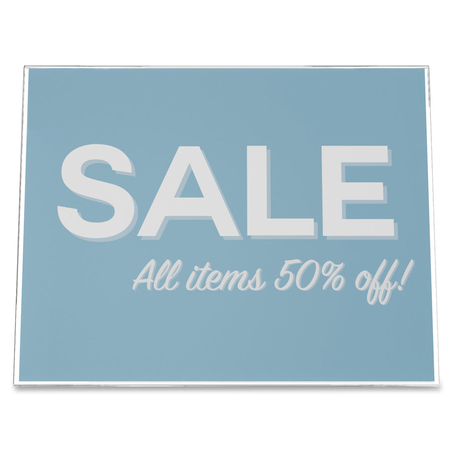 Deflecto Classic Image Slanted Sign Holder - 66701