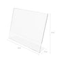 Deflecto Classic Image Slanted Sign Holder - 66701