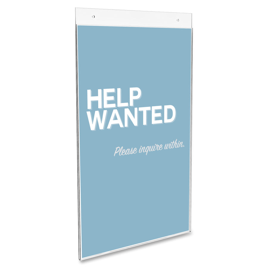 Deflecto Classic Image Wall Mount Sign Holder - 68001