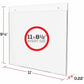 Deflecto Classic Image Wall Mount Sign Holders - 68301