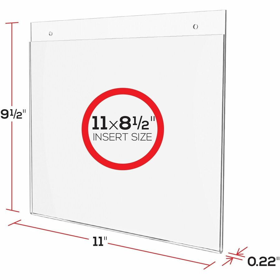 Deflecto Classic Image Wall Mount Sign Holders - 68301