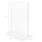 Deflecto Classic Image Double-Sided Sign Holder - 69101