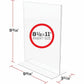 Deflecto Classic Image Double-Sided Sign Holder - 69201