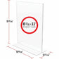 Deflecto Classic Image Double-Sided Sign Holder - 69201