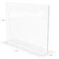 Deflecto Classic Image Double-Sided Sign Holder - 69301