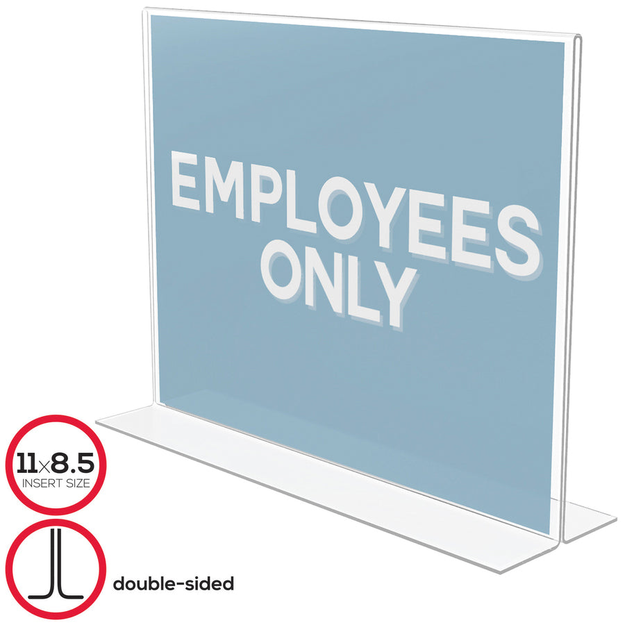 Deflecto Classic Image Double-Sided Sign Holder - 69301