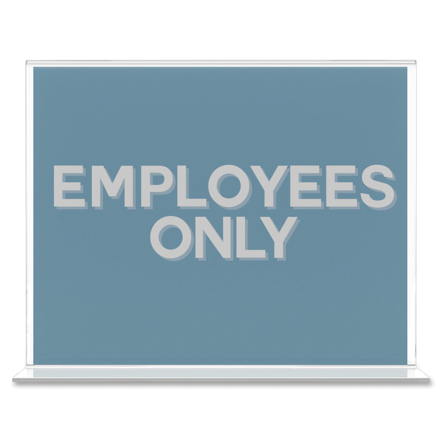 Deflecto Classic Image Double-Sided Sign Holder - 69301
