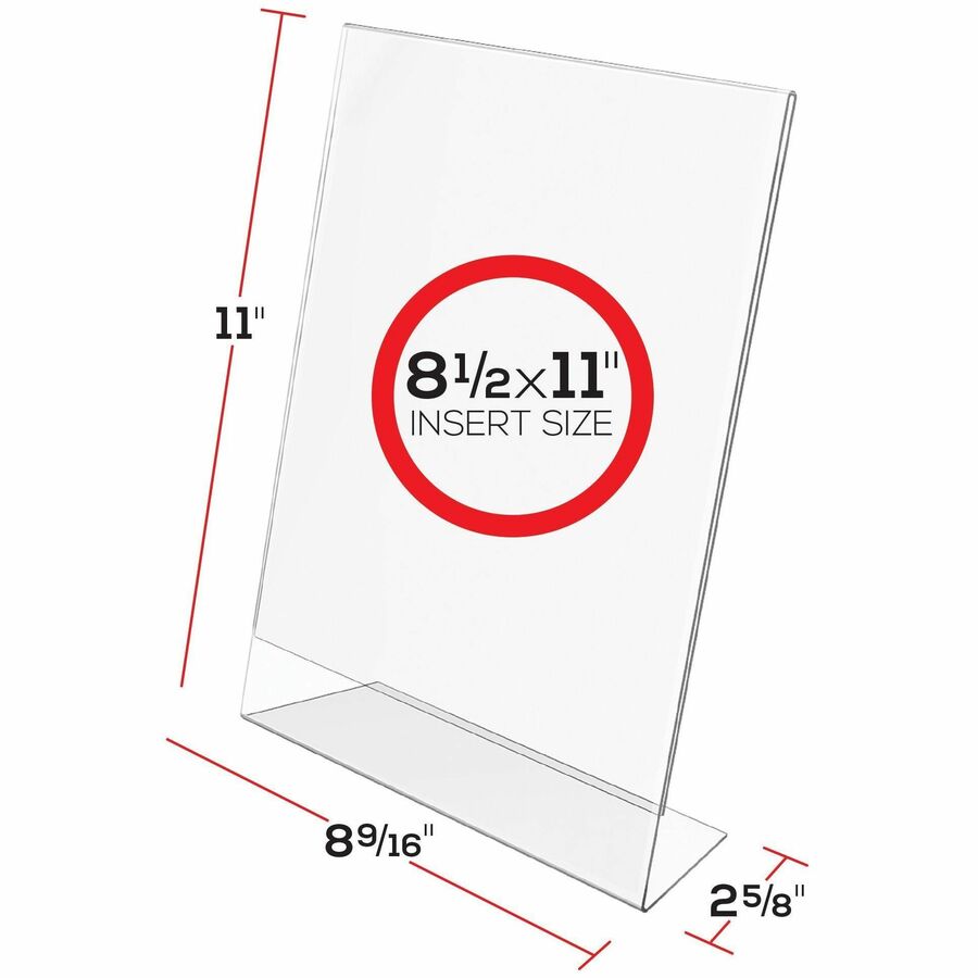Deflecto Classic Image Slanted Sign Holder - 69701