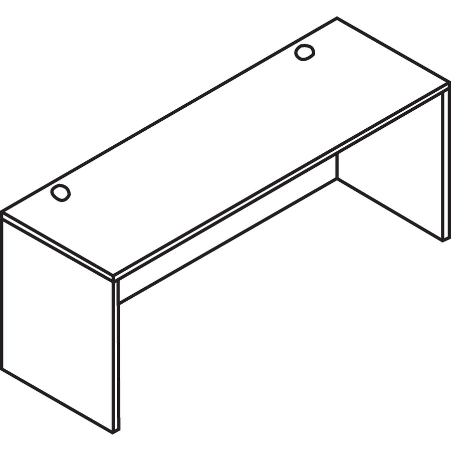 HON Bow Front Desk Shell, 60"W - BL2123NN