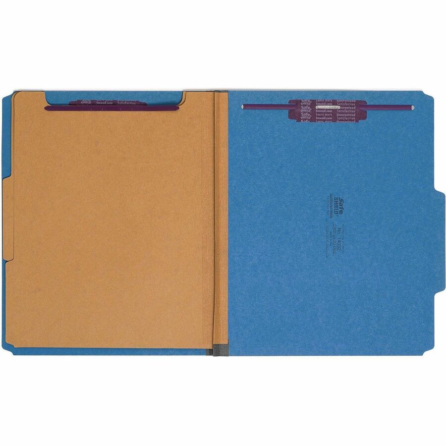 Smead SafeSHIELD 2/5 Tab Cut Letter Recycled Classification Folder - 14032