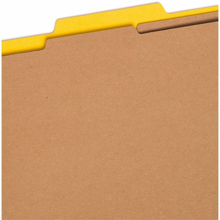 Smead SafeSHIELD 2/5 Tab Cut Letter Recycled Classification Folder - 14034