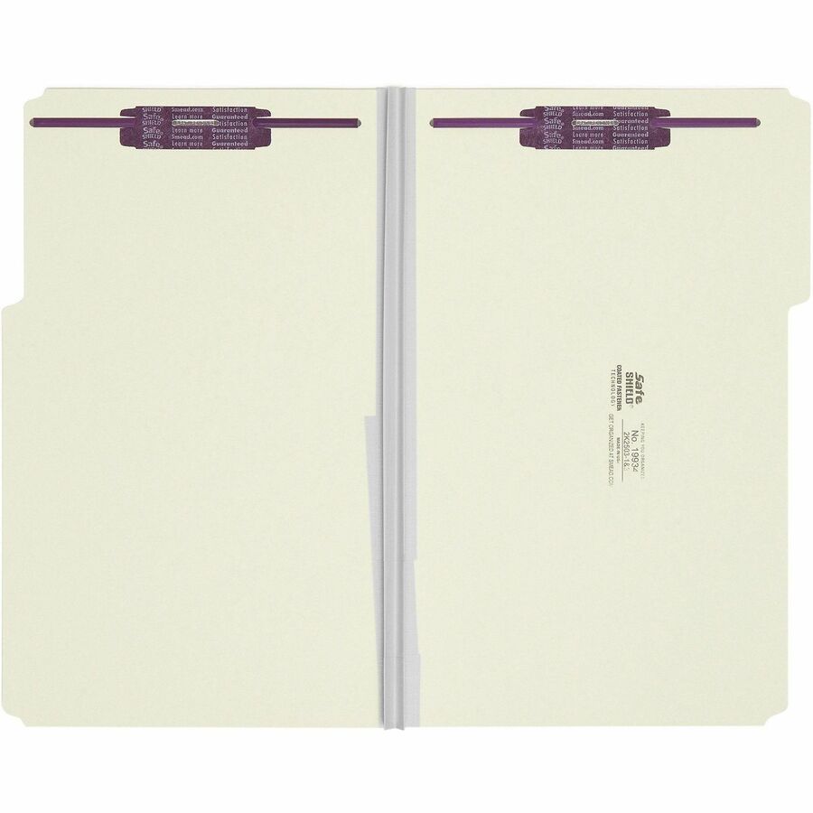 Smead 1/3 Tab Cut Legal Recycled Fastener Folder - 19934