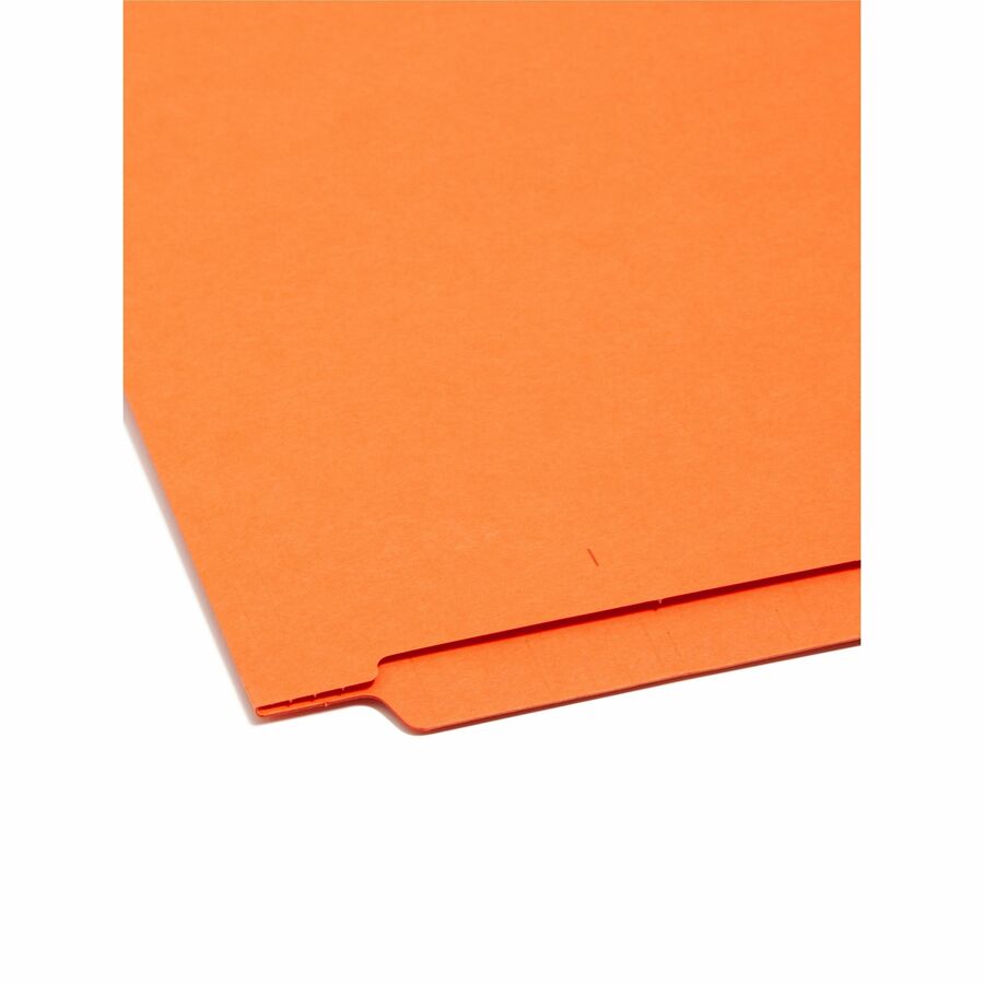 Smead Shelf-Master Straight Tab Cut Letter Recycled End Tab File Folder - 25510