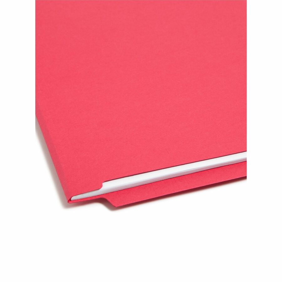 Smead Shelf-Master Straight Tab Cut Letter Recycled End Tab File Folder - 25710