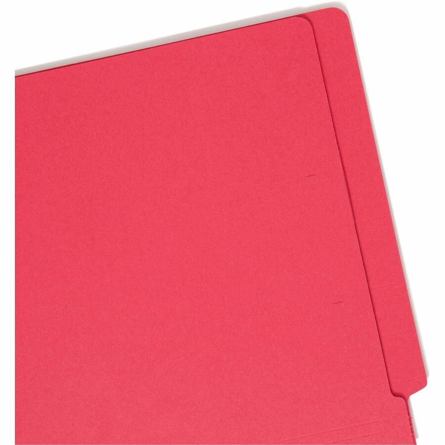 Smead Shelf-Master Straight Tab Cut Letter Recycled End Tab File Folder - 25710