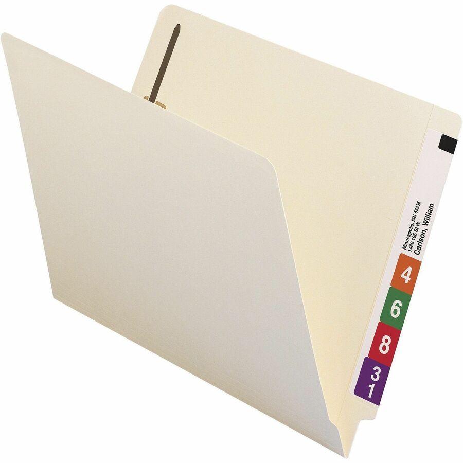 Smead Straight Tab Cut Letter Recycled Fastener Folder - 34116