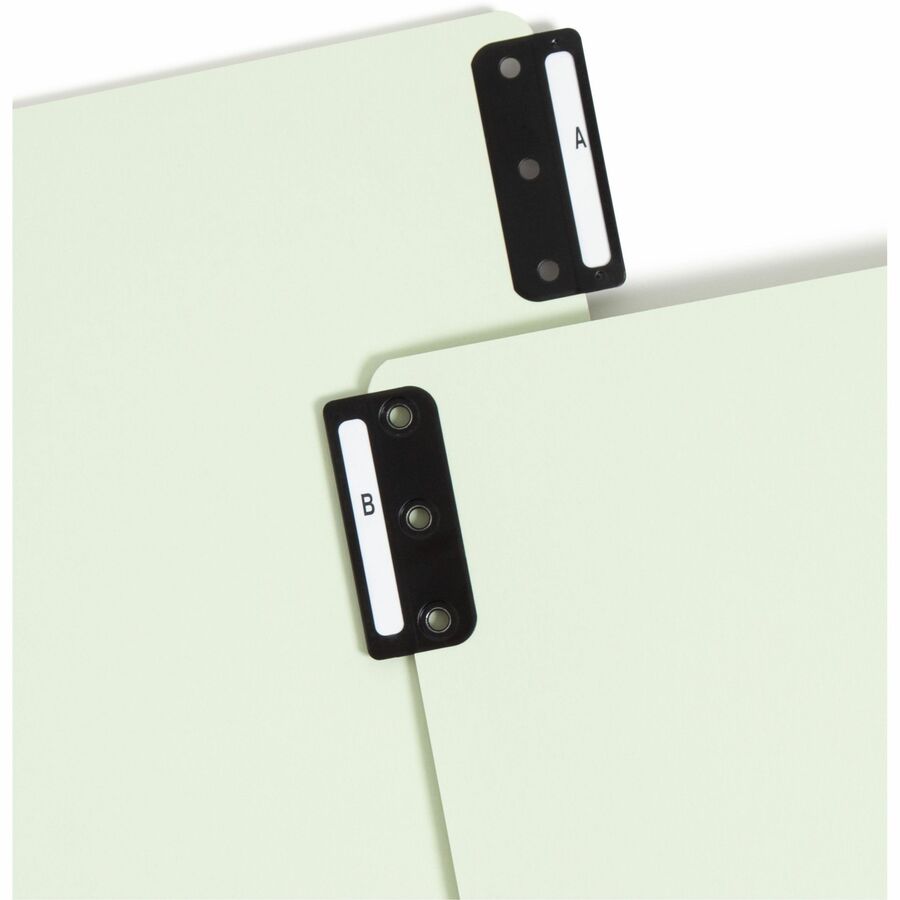 Smead 100% Recycled Filing Guides with Vertical Extra-Wide Blank Tab - 61676