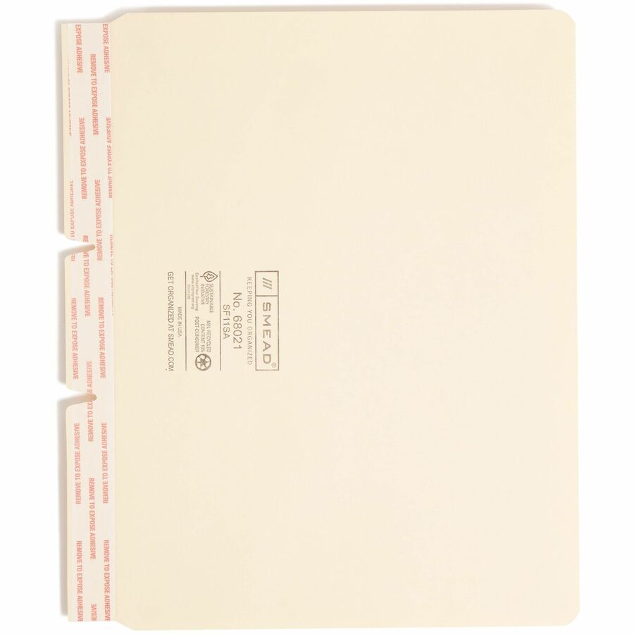 Smead Self-Adhesive Folder Dividers - 68021