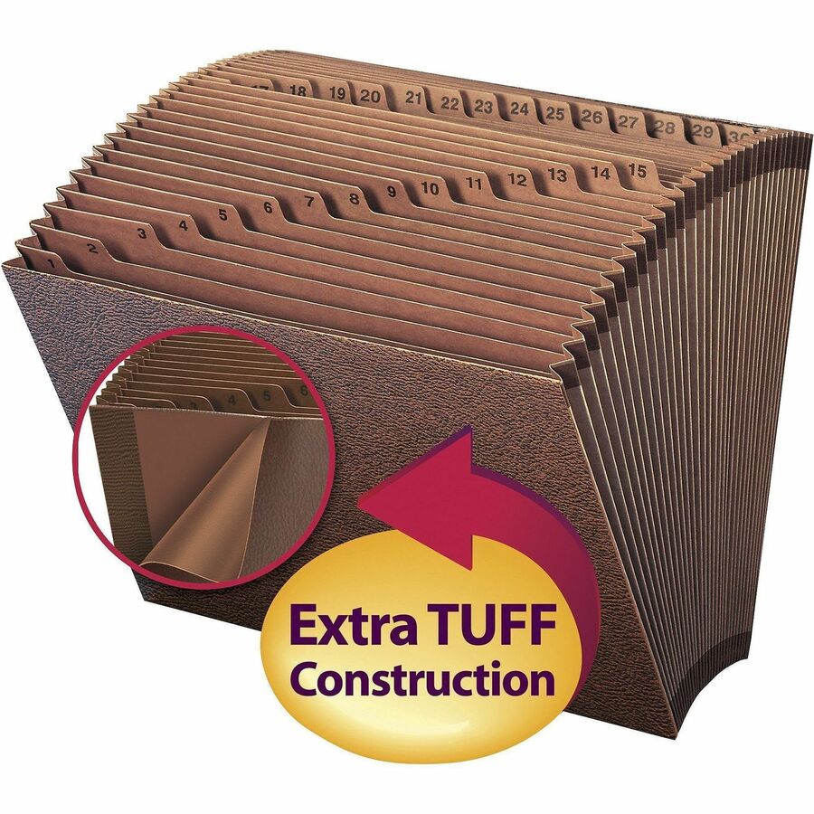 Smead TUFF Letter Recycled Expanding File - 70467