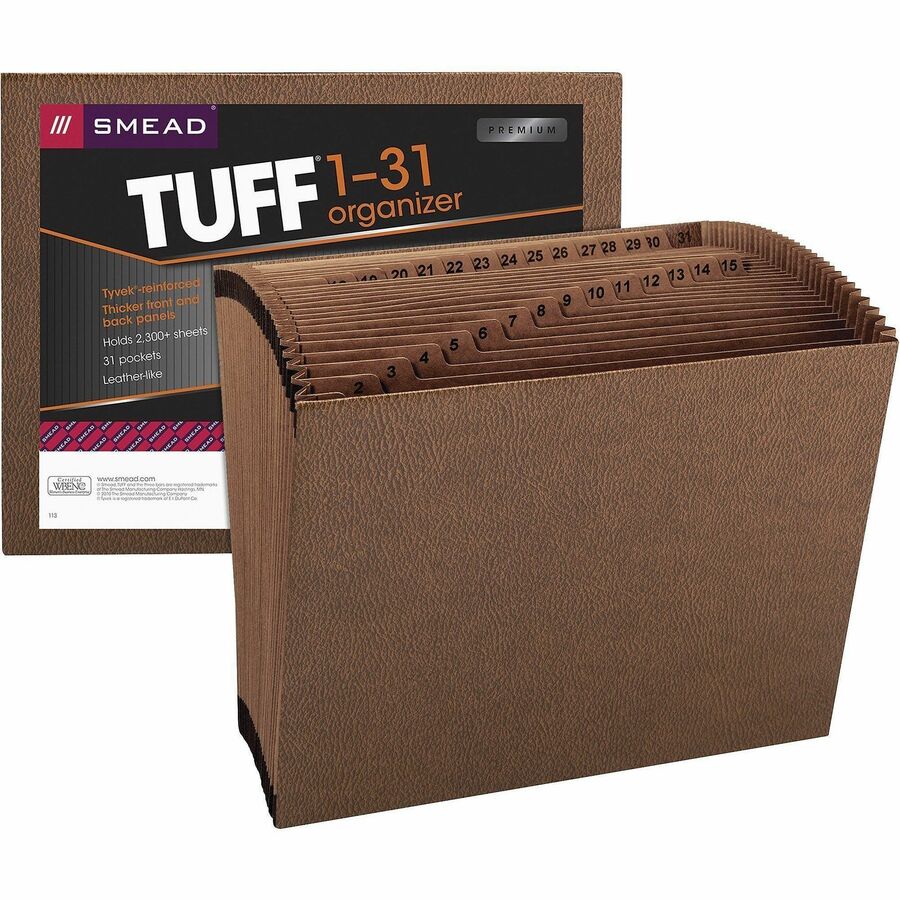 Smead TUFF Letter Recycled Expanding File - 70467