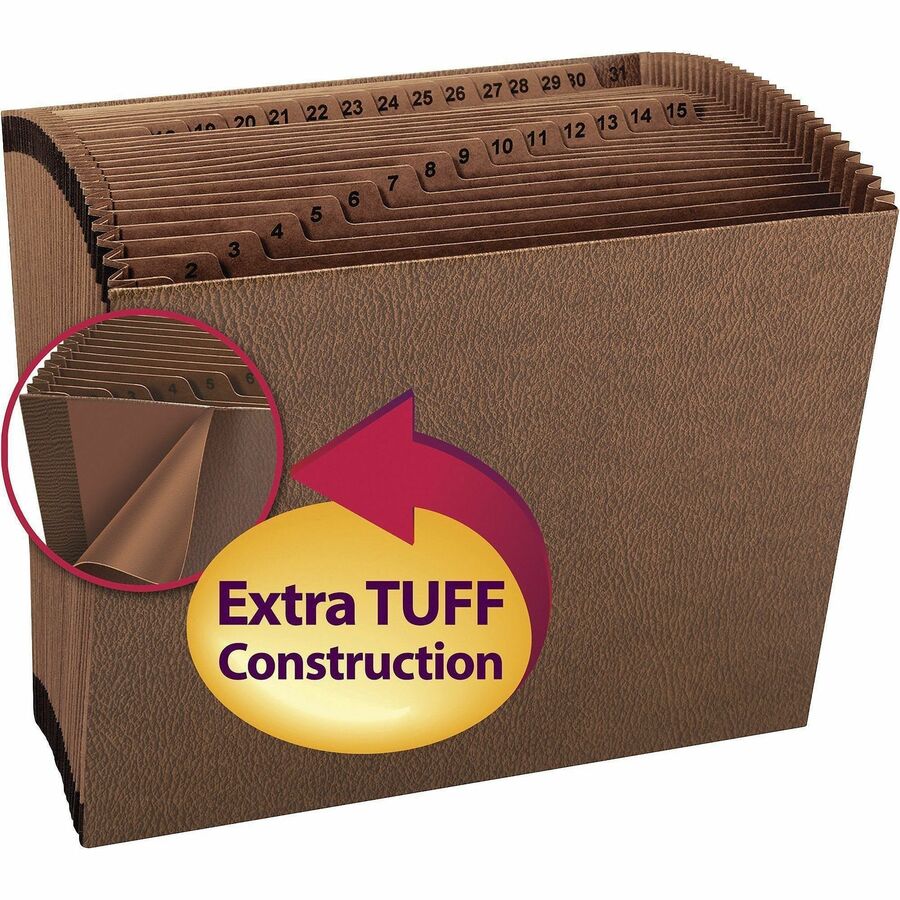 Smead TUFF Letter Recycled Expanding File - 70467