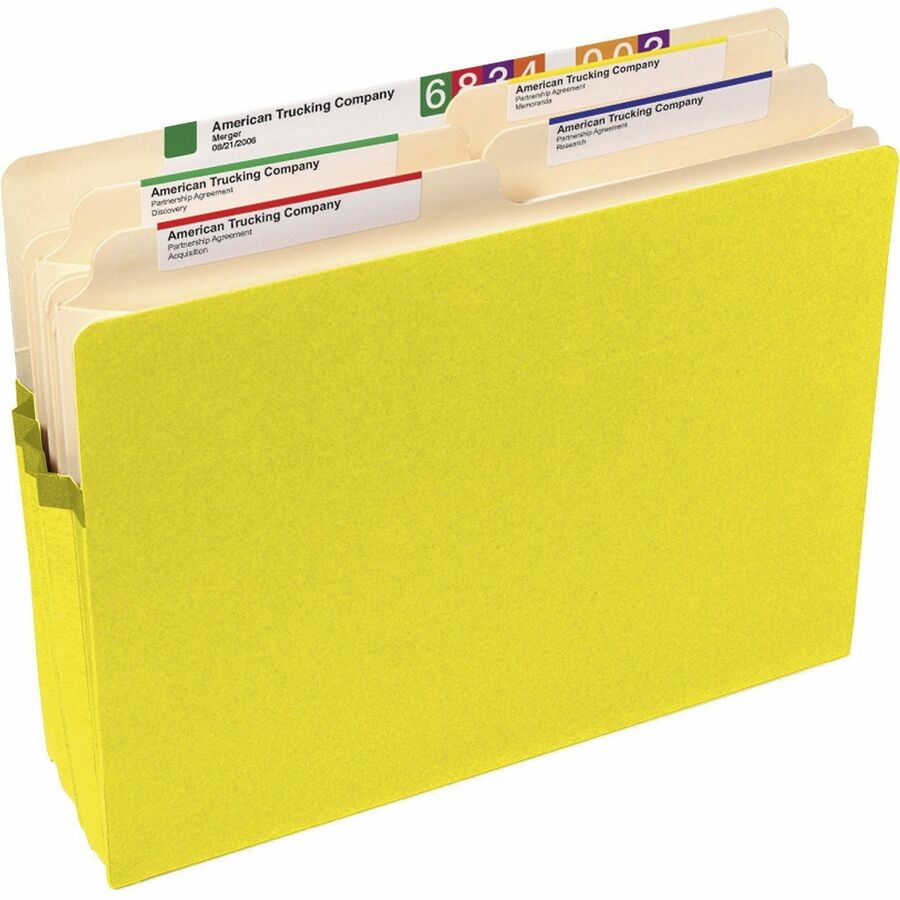 Smead Straight Tab Cut Letter Recycled File Pocket - 73233
