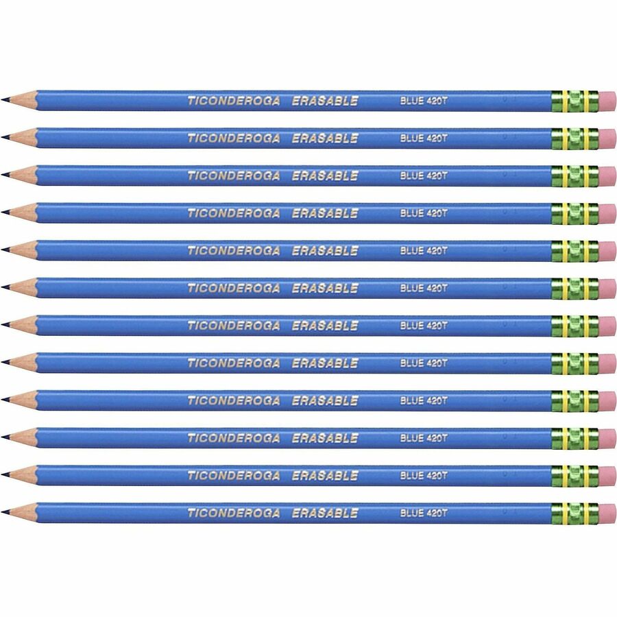 Ticonderoga Pre-Sharpened Erasable Checking Pencils - 14209