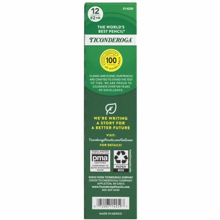 Ticonderoga Eraser Tip Checking Pencils - 14259