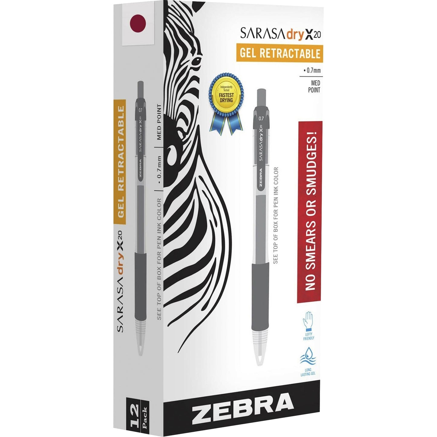 Zebra SARASA dry X20 Retractable Gel Pen