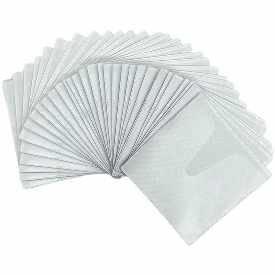 Compucessory Self-Adhesive Poly CD/DVD Holders - 26555