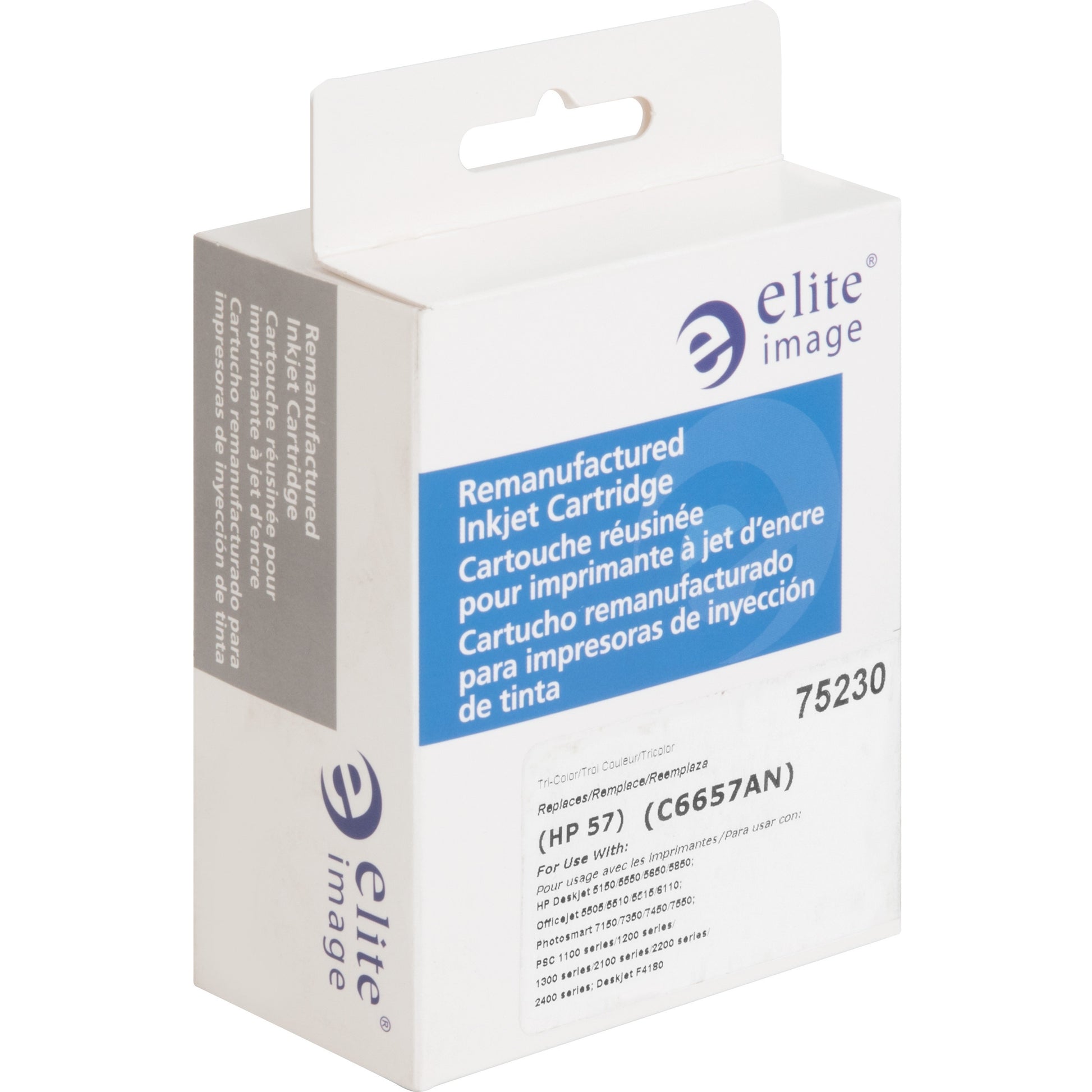 Elite Image Remanufactured Inkjet Ink Cartridge 57 (C6657AN) - Color - 1 Each