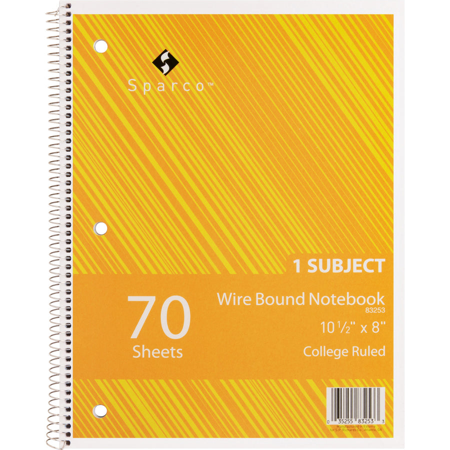 Sparco Wirebound Notebook - 83253