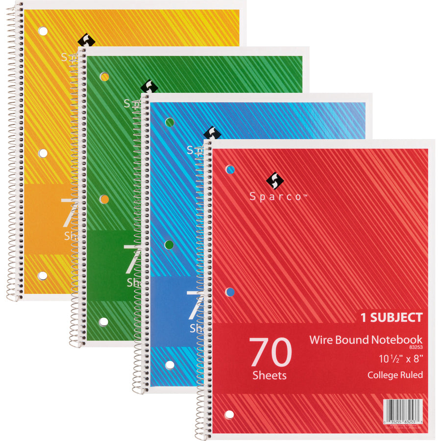 Sparco Wirebound Notebook - 83253