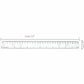 Sparco 12" Standard Metric Ruler - 01488