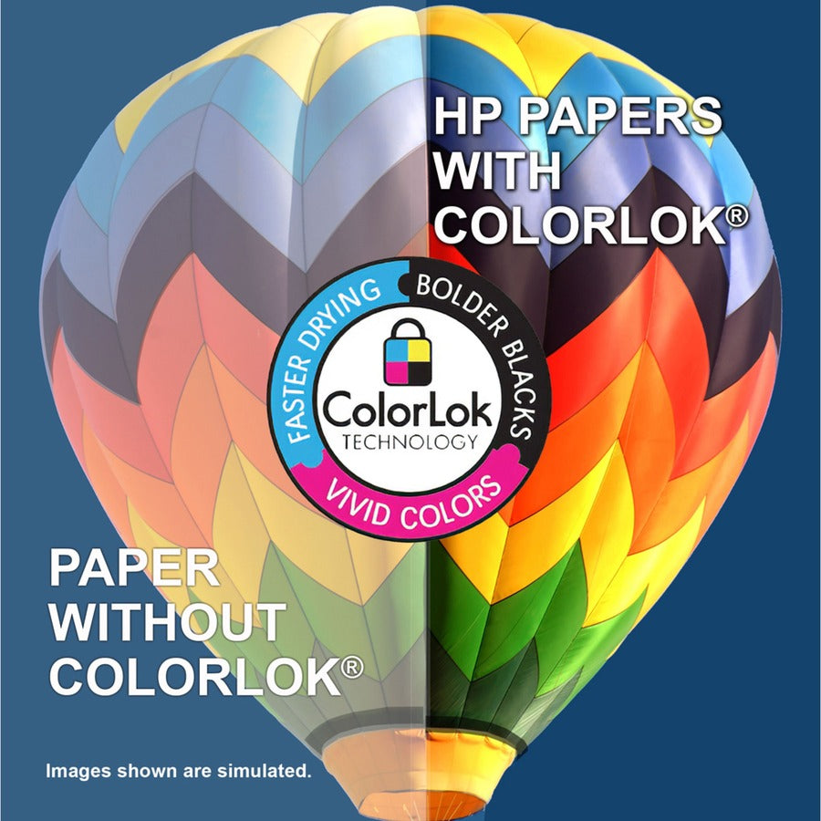 HP Papers BrightWhite24 Office Paper - White - 203000