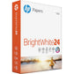 HP Papers BrightWhite24 Office Paper - White - 203000