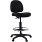 Lorell Millenia Series Adjustable Task Stool with Back - 80008