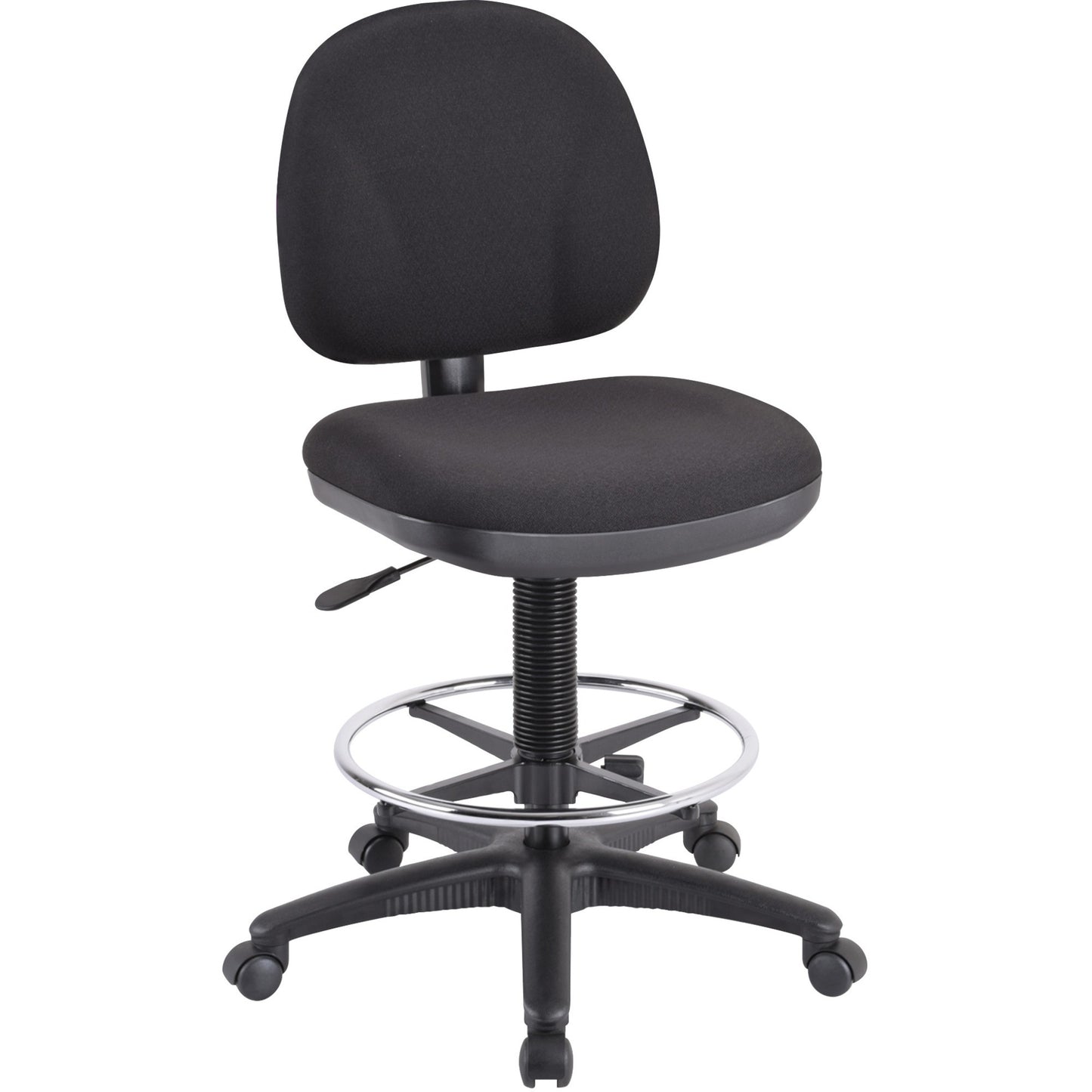 Lorell Millenia Series Adjustable Task Stool with Back