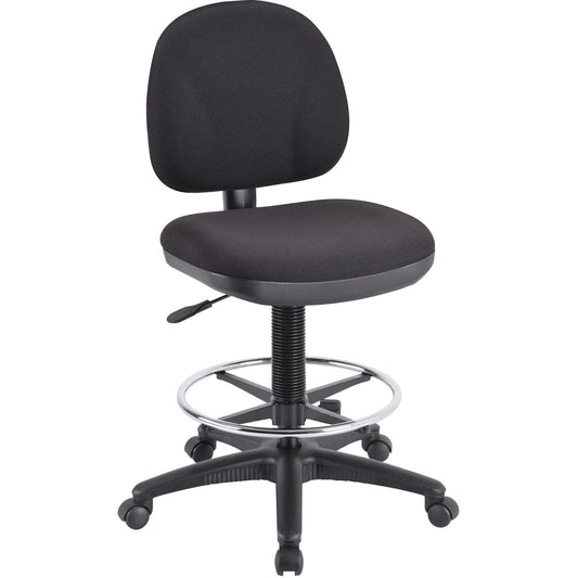 Lorell Millenia Series Adjustable Task Stool with Back