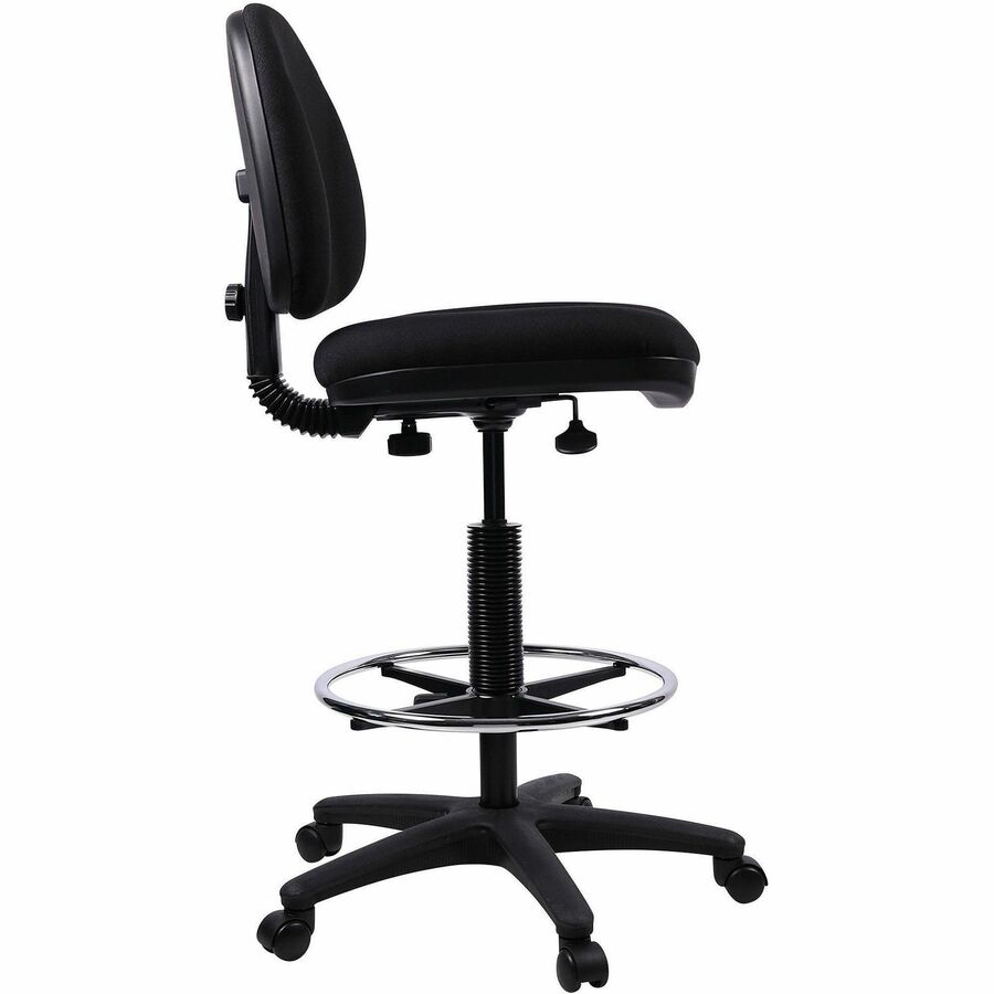 Lorell Millenia Series Adjustable Task Stool with Back - 80008