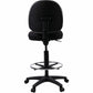 Lorell Millenia Series Adjustable Task Stool with Back - 80008