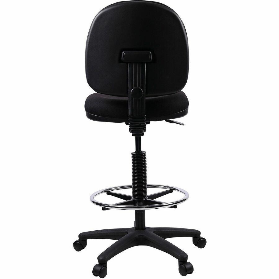 Lorell Millenia Series Adjustable Task Stool with Back - 80008