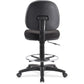Lorell Millenia Series Adjustable Task Stool with Back - 80008