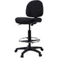 Lorell Millenia Series Adjustable Task Stool with Back - 80008