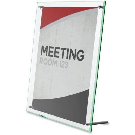 Deflecto Superior Image Beveled Sign Holder